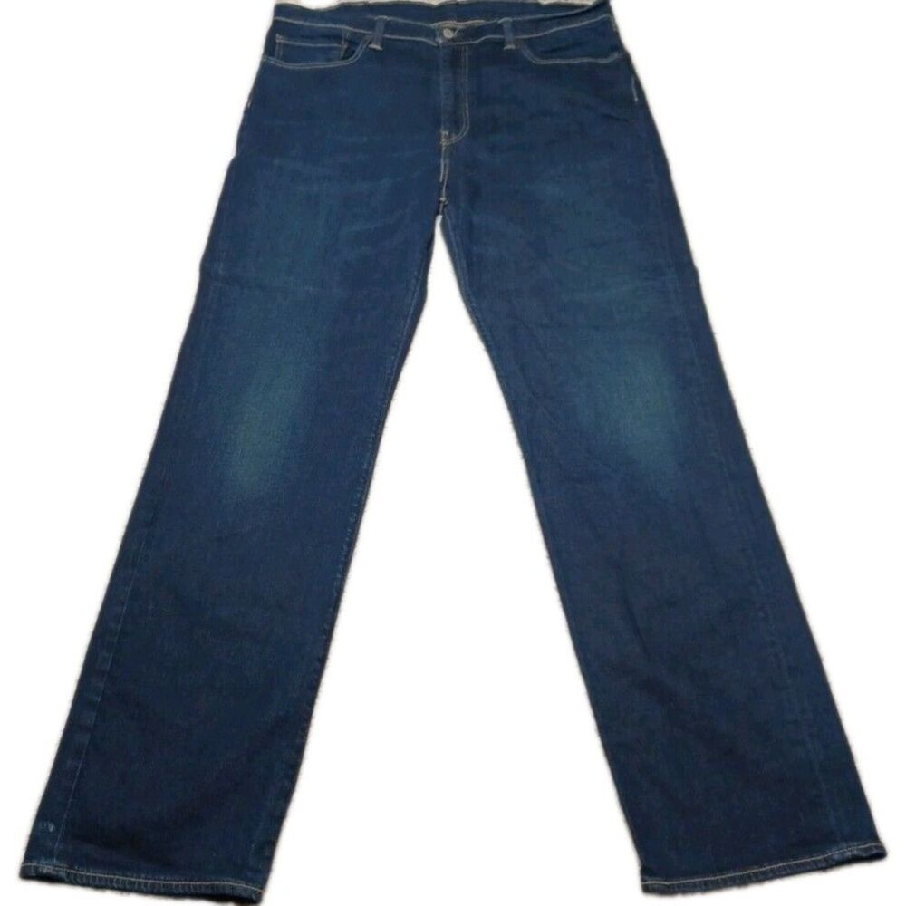 Levis 751 Mens Jeans 40x34 Blue Denim Straight Leg Classic Fit Pant 40 x 34